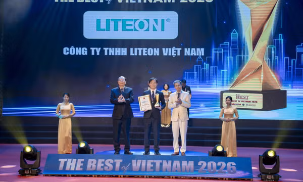 LITEON Việt Nam ghi dấu ấn với 4 giải thưởng tại The Best of Vietnam 2026