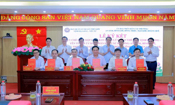 Ký kết quy chế quản lý, bảo vệ và phát huy giá trị Khu di tích lịch sử quốc gia đặc biệt Nhà Trần