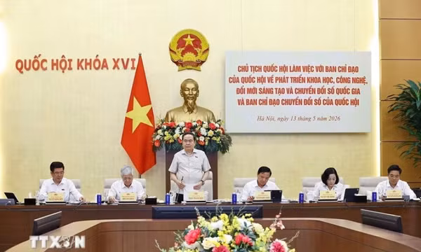 Chủ tịch Quốc hội Trần Thanh Mẫn: Chuyển đổi số thực chất, nâng cao hiệu quả hoạt động của Quốc hội