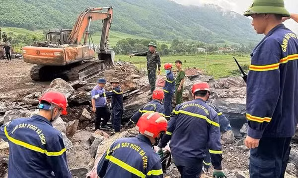 Thanh Hóa: Tìm thấy 2 nạn nhân còn lại trong vụ sạt lở đá xảy ra chiều tối ngày 20/5 