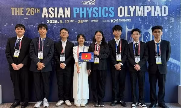 Học sinh Việt Nam đạt 6 Huy chương Bạc và 2 Huy chương Đồng Olympic Vật lý châu Á