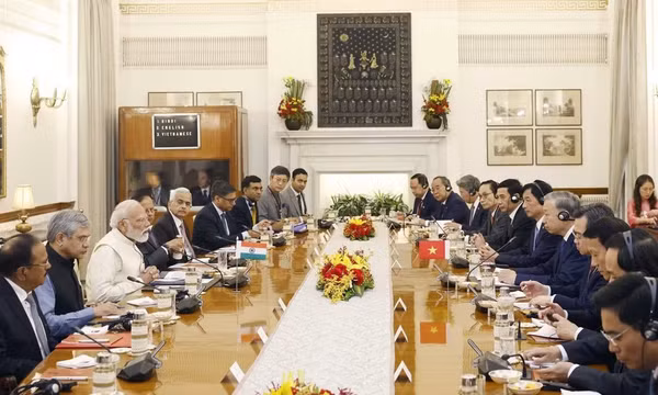Tổng Bí thư, Chủ tịch nước Tô Lâm hội đàm với Thủ tướng Ấn Độ Narendra Modi