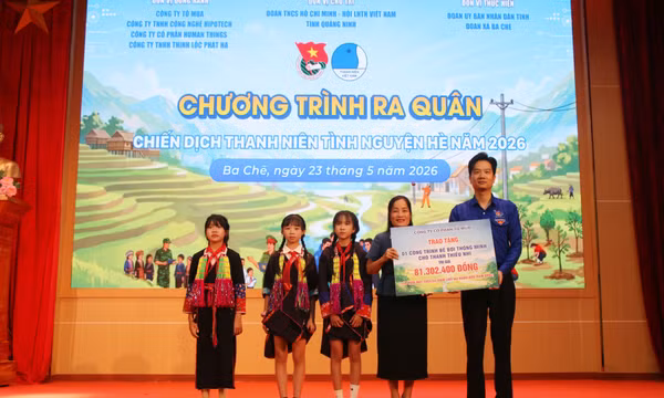 Nhân lên những sắc xanh tình nguyện