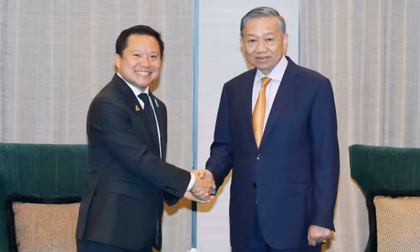 Tổng Bí thư, Chủ tịch nước Tô Lâm tiếp đại diện Tập đoàn TCC (Thái Lan)