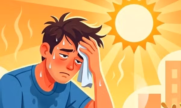 Nắng nóng kéo dài khiến cơ thể dễ mệt mỏi, kiệt sức