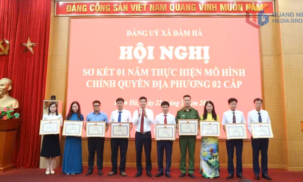 Xã Đầm Hà sơ kết 1 năm thực hiện mô hình chính quyền địa phương 2 cấp