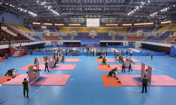 Mãn nhãn nội dung thi Công phá tại Hội thao Công an nhân dân