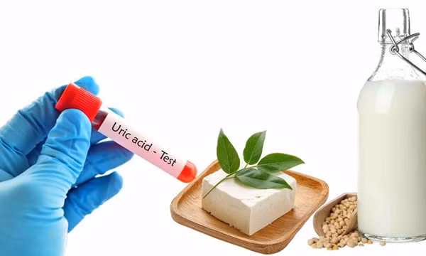 Axit uric và sự thật về đậu phụ, sữa đậu nành