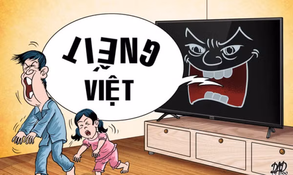Truyền hình dễ dãi, tiếng Việt sai khác