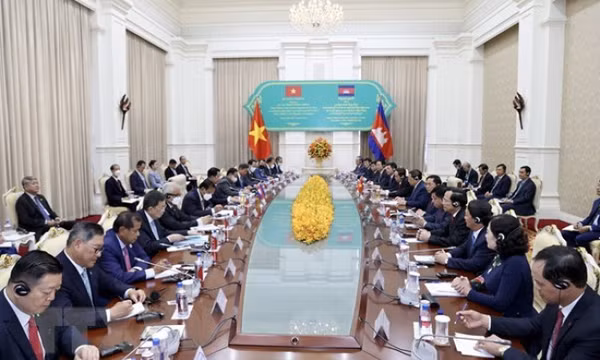 Việt Nam-Campuchia phát triển hơn nữa quan hệ láng giềng tốt đẹp
