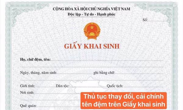 Cải chính thông tin trên giấy khai sinh cần có điều kiện gì?