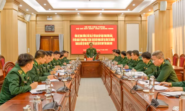 Bộ Tư lệnh BĐBP kiểm tra công tác chuẩn bị diễn tập khu vực phòng thủ tỉnh Quảng Ninh năm 2022