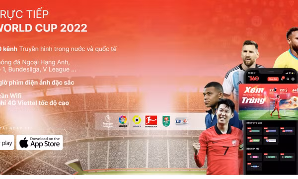 Triển khai dịch vụ xem miễn phí World Cup trên ứng dụng TV 360