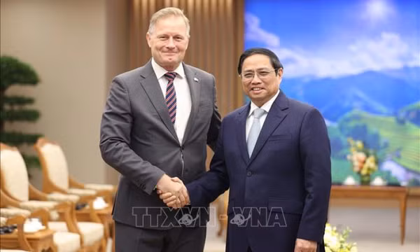 Thủ tướng Phạm Minh Chính tiếp Đại sứ Đan Mạch