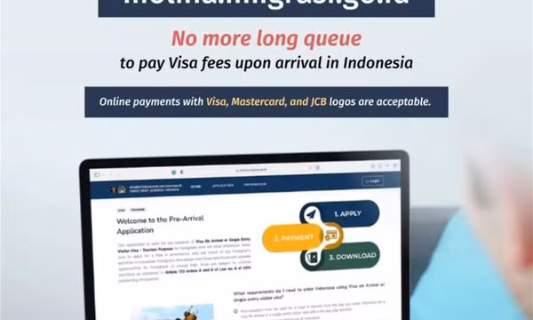 Indonesia ra mắt dịch vụ thị thực nhập cảnh điện tử cấp tại sân bay