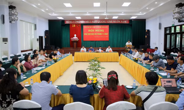 Hội nghị giao ban báo chí tháng 11/2022