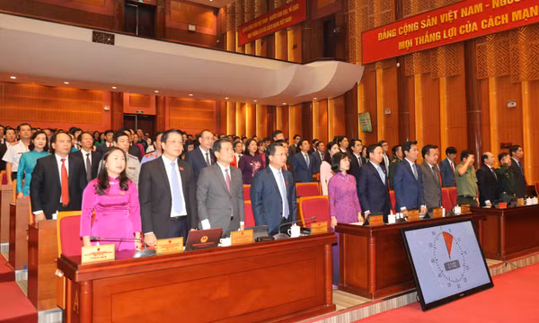 Khai mạc Kỳ họp thứ 11 HĐND tỉnh khóa XIV