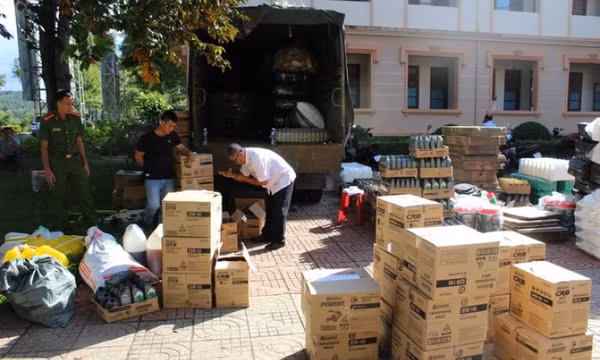 Triệt phá nhóm đối tượng sản xuất nhớt Castrol giả ở Đắk Nông