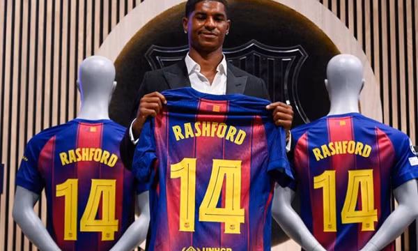 Màn ra mắt không ấn tượng của Marcus Rashford tại Barcelona