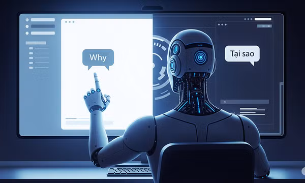 AI trả lời thông minh hơn khi chat bằng tiếng Anh?