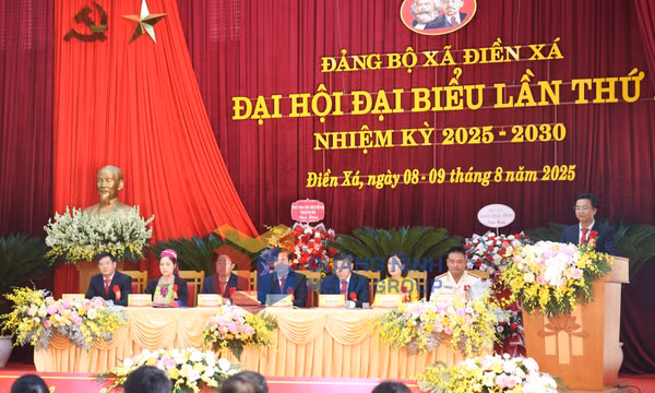 Đại hội đại biểu Đảng bộ xã Điền Xá lần thứ I, nhiệm kỳ 2025-2030, tháng 8-2025