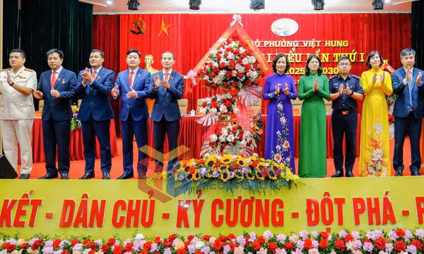 Đại hội đại biểu Đảng bộ phường Việt Hưng lần thứ I, nhiệm kỳ 2025 – 2030, tháng 8-2025