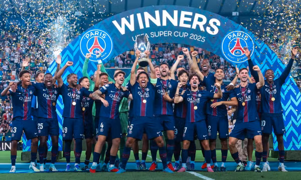 PSG đoạt Siêu cúp châu Âu sau khi 'chấp' Tottenham 2 bàn