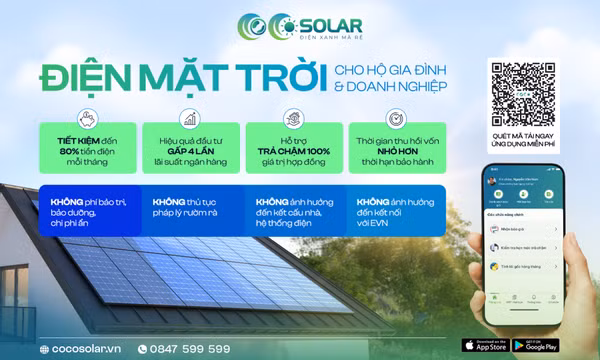 So sánh chi phí điện mặt trời và điện lưới