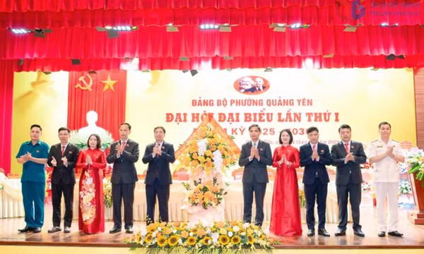 Đại hội đại biểu Đảng bộ phường Quảng Yên lần thứ I, nhiệm kỳ 2025-2030