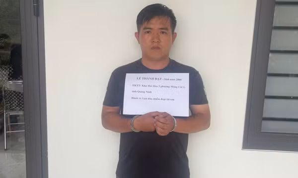 Bắt giữ đối tượng lừa đảo chiếm đoạt tài sản tại phường Móng Cái 1