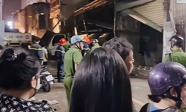 Hiện trường vụ nổ lò hơi tại một công ty ở TPHCM