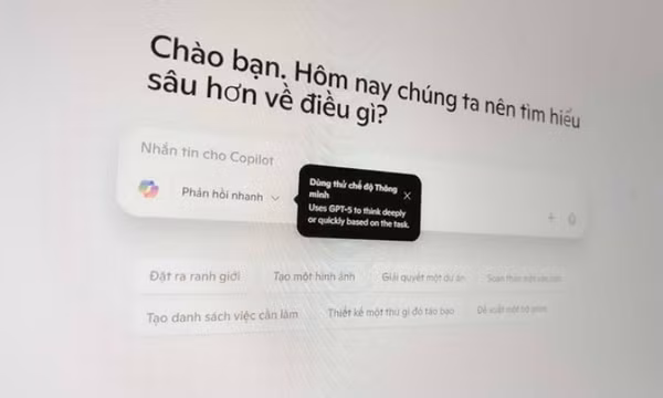 Cách trải nghiệm GPT-5 tốc độ cao, vượt trội qua Microsoft Copilot