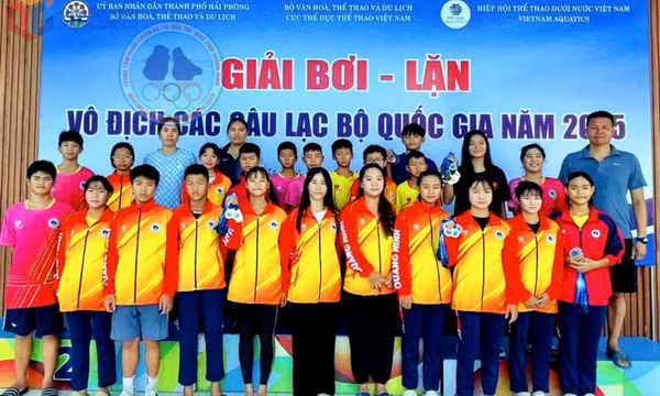 Quảng Ninh giành 12 HCV Giải Bơi – Lặn vô địch các CLB quốc gia 2025