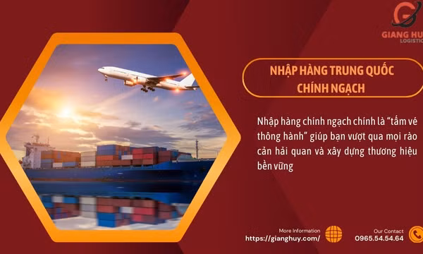 Giang Huy Logistics – Đặt hàng Trung Quốc chính ngạch uy tín, chất lượng