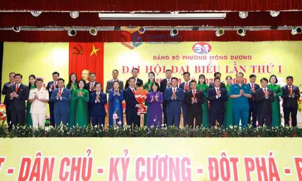 Đại hội đại biểu Đảng bộ phường Mông Dương lần thứ I, nhiệm kỳ 2025-2030