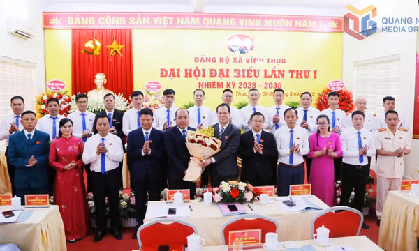 Đại hội đại biểu Đảng bộ xã Vĩnh Thực lần thứ I, nhiệm kỳ 2025-2030