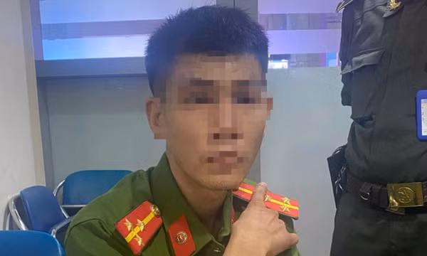 Bị tạm giữ vì giả danh công an, mặc quân phục vào sân bay Đà Nẵng