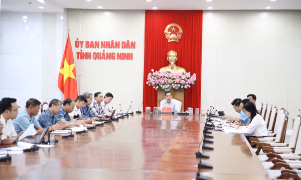 UBND tỉnh họp bàn các giải pháp tăng cường tái sử dụng đất đá thải làm vật liệu xây dựng 