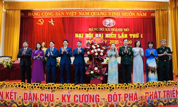 Đại hội đại biểu Đảng bộ xã Hoành Mô lần thứ I, nhiệm kỳ 2025-2030