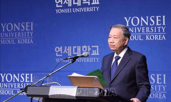 Toàn văn phát biểu của Tổng Bí thư Tô Lâm tại Đại học Yonsei (Hàn Quốc)