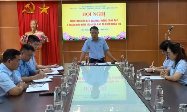 Đảng ủy Công ty CP Vận tải và Đưa đón Thợ mỏ: Xây dựng tổ chức đảng mạnh, doanh nghiệp phát triển vững