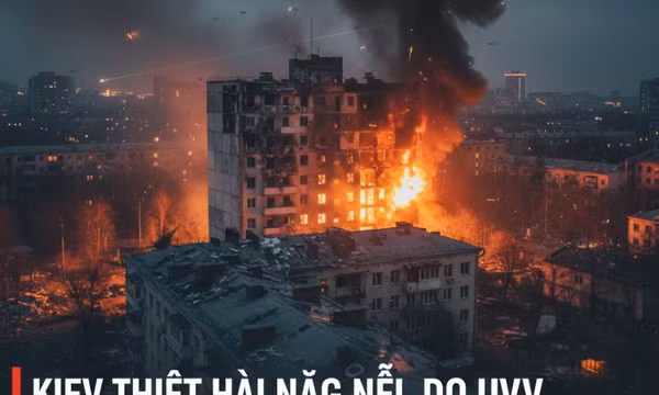 Ukraine ghi nhận nhiều thiệt hại ở Kiev do bị tấn công bằng UAV - Nga thông báo bắn hạ hơn 190 UAV