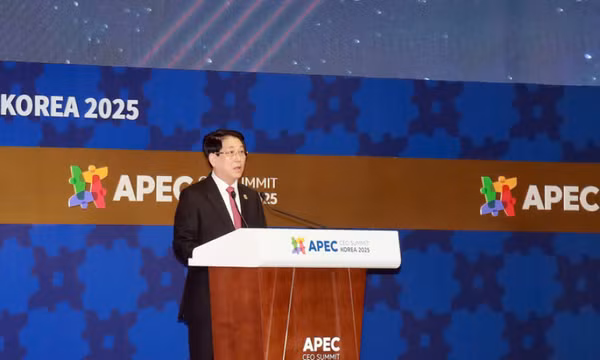 Chủ tịch nước Lương Cường phát biểu tại Hội nghị Thượng đỉnh doanh nghiệp APEC 2025