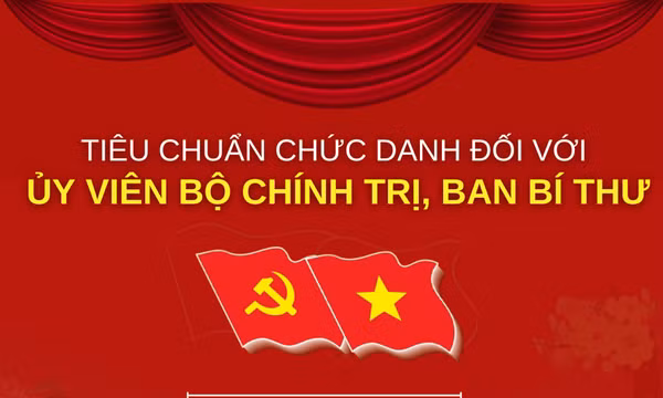 Tiêu chuẩn cụ thể đối với chức danh Ủy viên Bộ Chính trị, Ban Bí thư