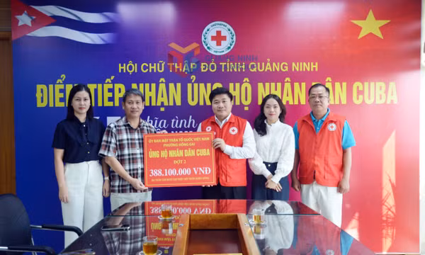 Hội Chữ thập đỏ tỉnh tiếp nhận hơn 555 triệu đồng ủng hộ nhân dân Cuba
