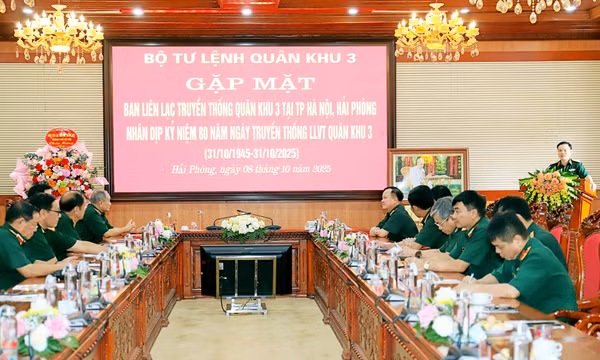 Gặp mặt Ban Liên lạc truyền thống Quân khu 3 tại thành phố Hà Nội, Hải Phòng