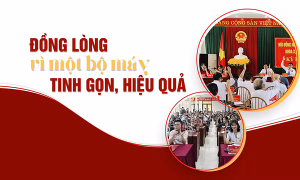 Đồng lòng vì một bộ máy tinh gọn, hiệu quả