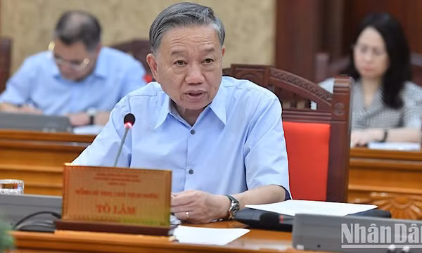 Tổng Bí thư Tô Lâm thăm hỏi, động viên đồng bào, cán bộ, chiến sĩ trên cả nước đang ứng phó, khắc phục hậu quả thiên tai