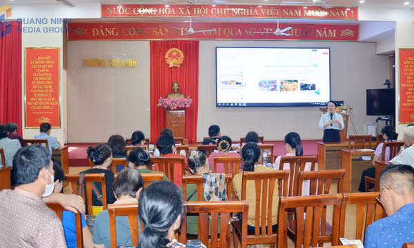 Tuyên truyền chính sách BHXH tự nguyện và trợ giúp xã hội cho người dân Cao Xanh