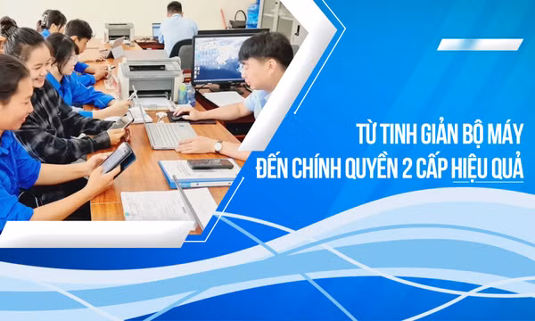 Từ tinh giản bộ máy đến chính quyền 2 cấp hiệu quả